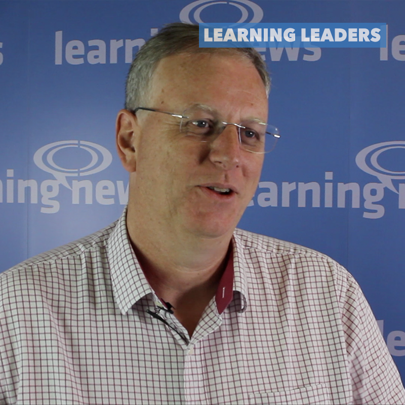 David Wilson, CEO, Fosway Group, being interviewed for Learning News' Learning Leaders series